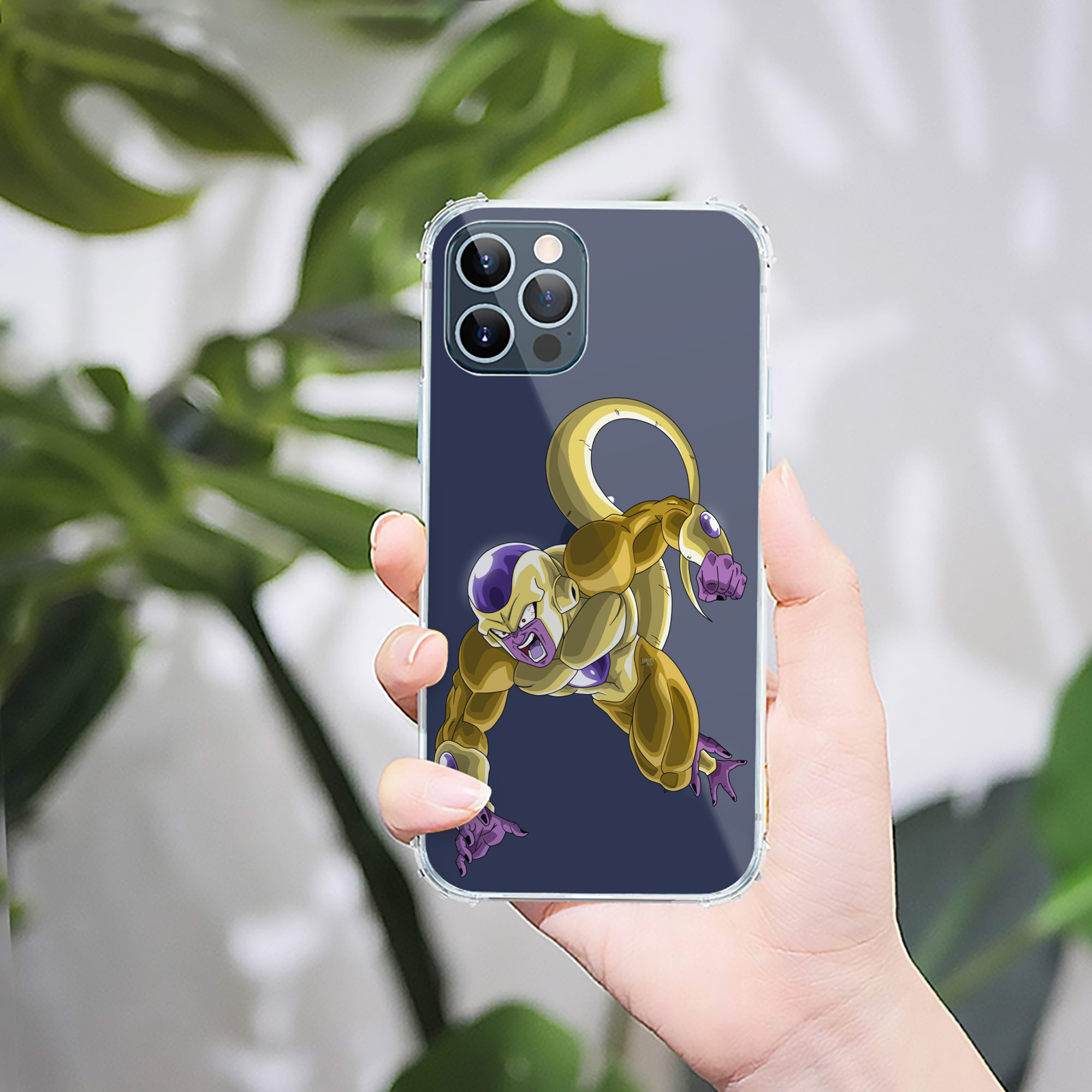 （画像用） ドラゴンボール フリーザ DRAGON BALL Frieza 【iPhone 12シリーズ対応】透明スマホケース（クリアソフトケース）